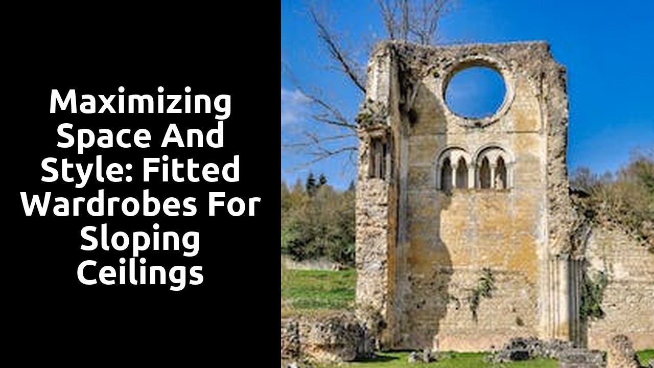 Maximizing Space and Style: Fitted Wardrobes for Sloping Ceilings